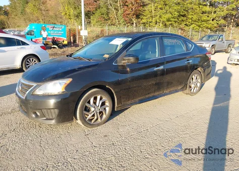 2013 Nissan Sentra Sr из США, поврежденный, VIN 3N1AB7AP8DL620304